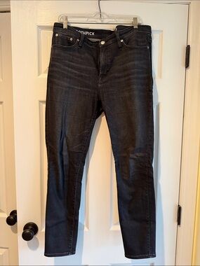 J. Crew Toothpick Slim Straight Black Jeans